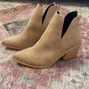 Beige Booties